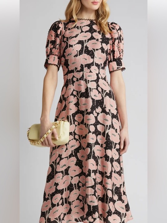 Ted Baker Dresses & Skirts - NWT Ted Baker Astrydd Puff Sleeve Midi Dress